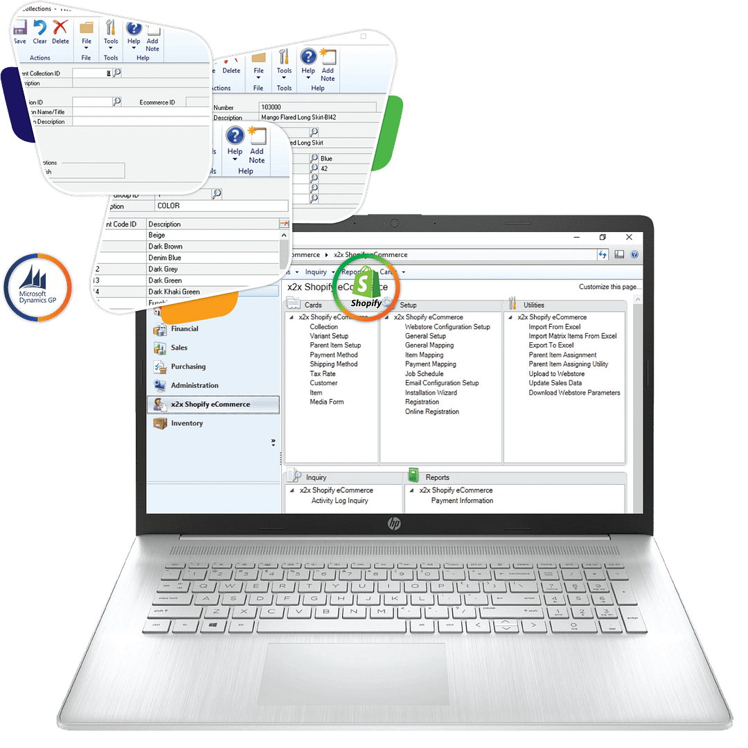 Gp to Shopify Integration