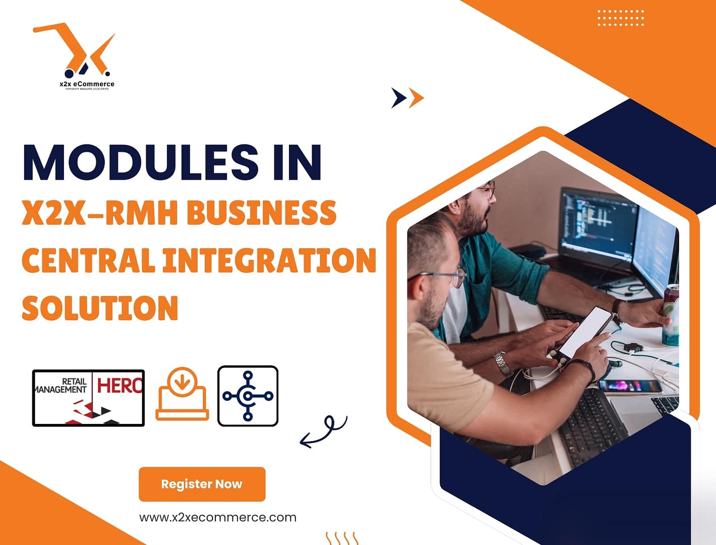 Modules in x2x-RMH Business Central Integration Solution