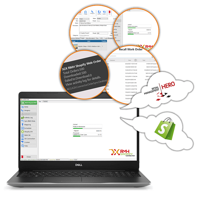 RMH Shopify integration