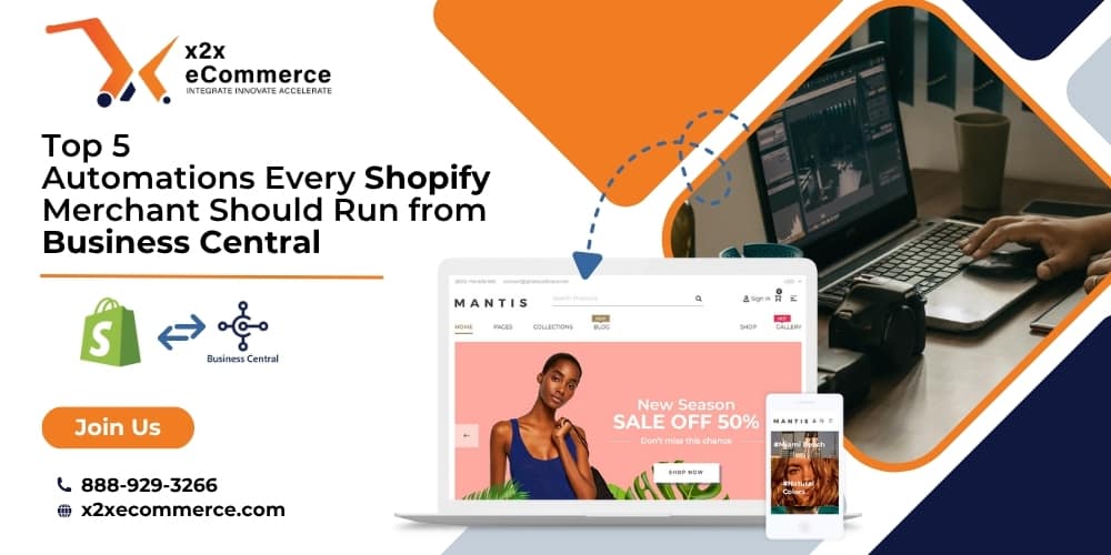 Top 5 Automations Every Shopify Merchant Should Run from Business Central 